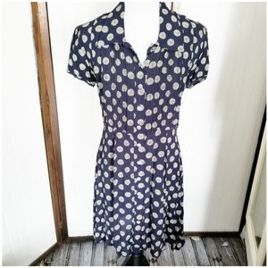 Ecote vintage 90's casual short sleeve midi dress